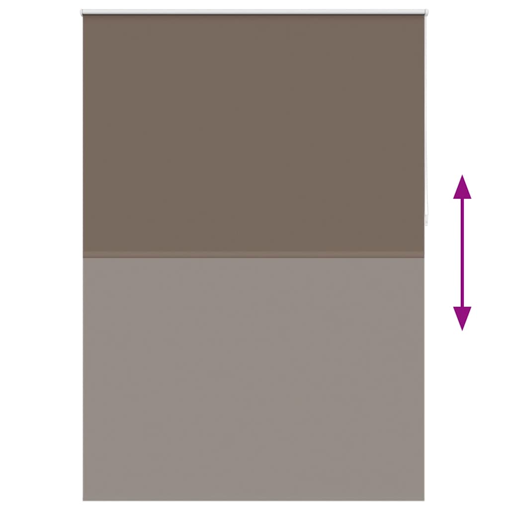 Roller blind blackout 144.4x230 cm Fabric Width 140 cm coffee