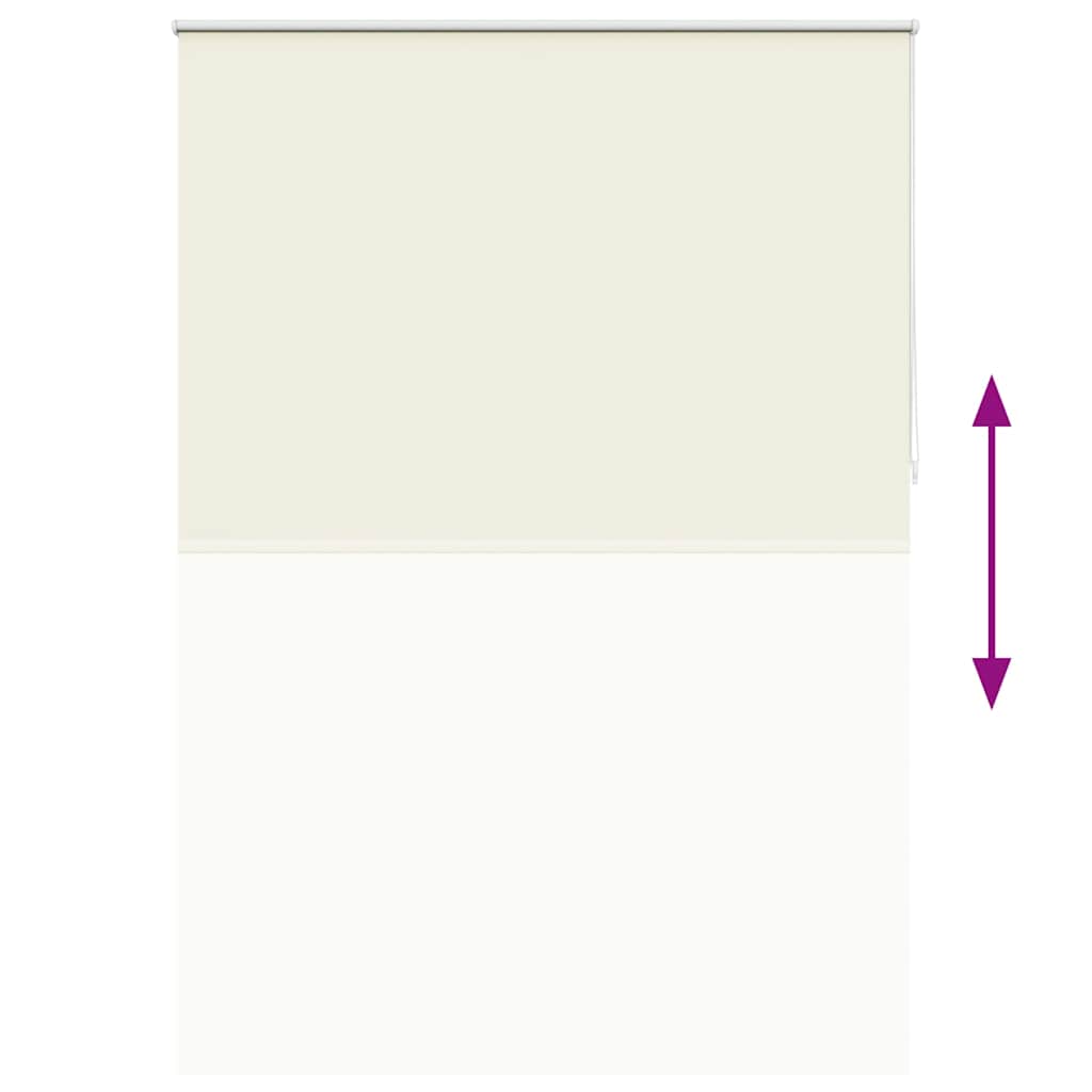 Roller blind blackout 164.4x230 cm Fabric Width 160 cm off white
