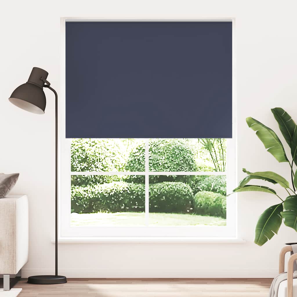Roller blind blackout 164.4x230 cm Fabric Width 160 cm marine