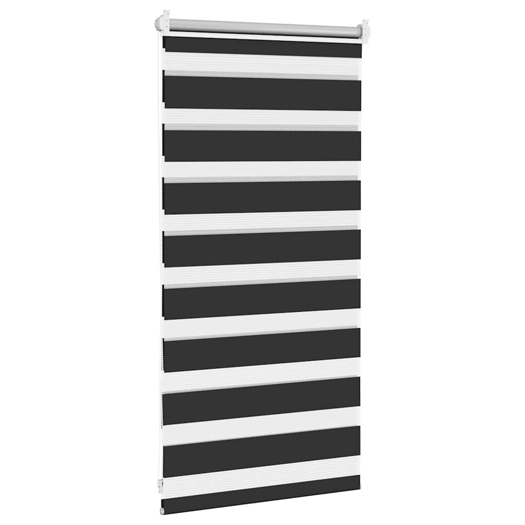 Zebra blind 40.9x100 cm Fabric Width 36.7 cm black