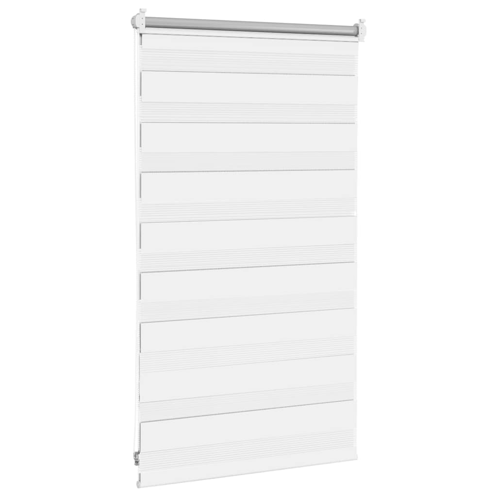 Zebra blind 50.9x100 cm Fabric Width 46.7 cm white
