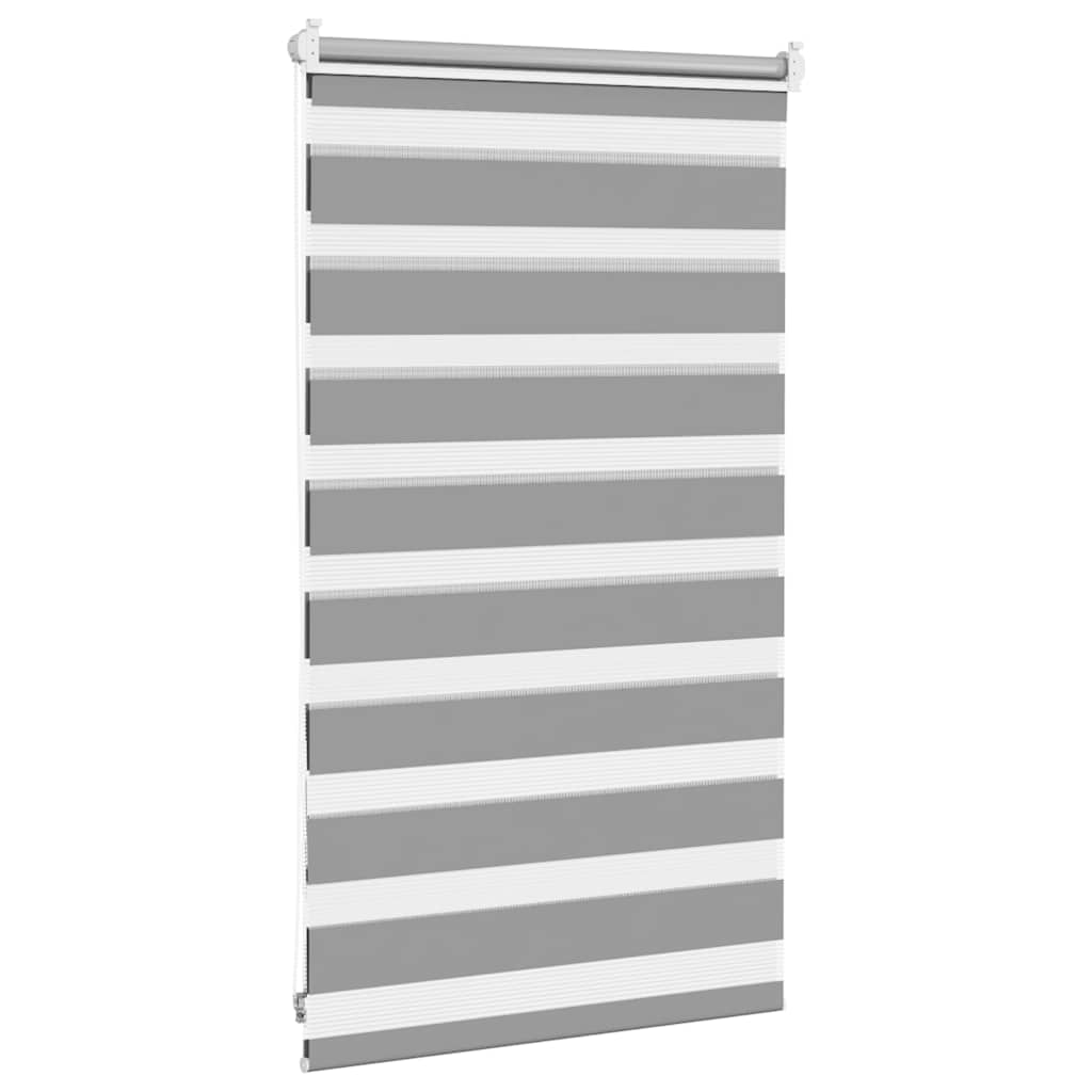 Zebra blind 50.9x100 cm Fabric Width 46.7 cm grey