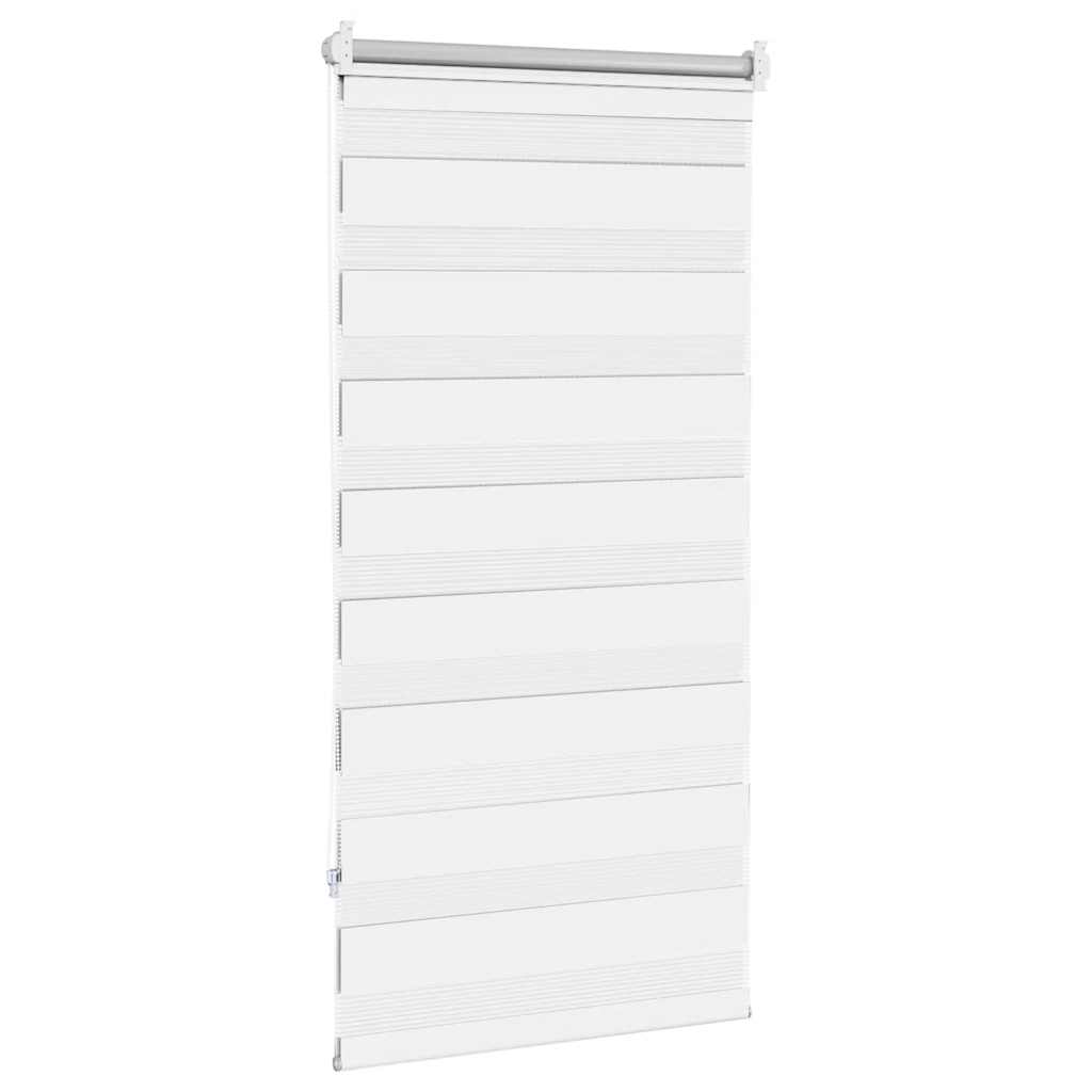 Zebra blind 60.9x120 cm Fabric Width 56.7 cm white