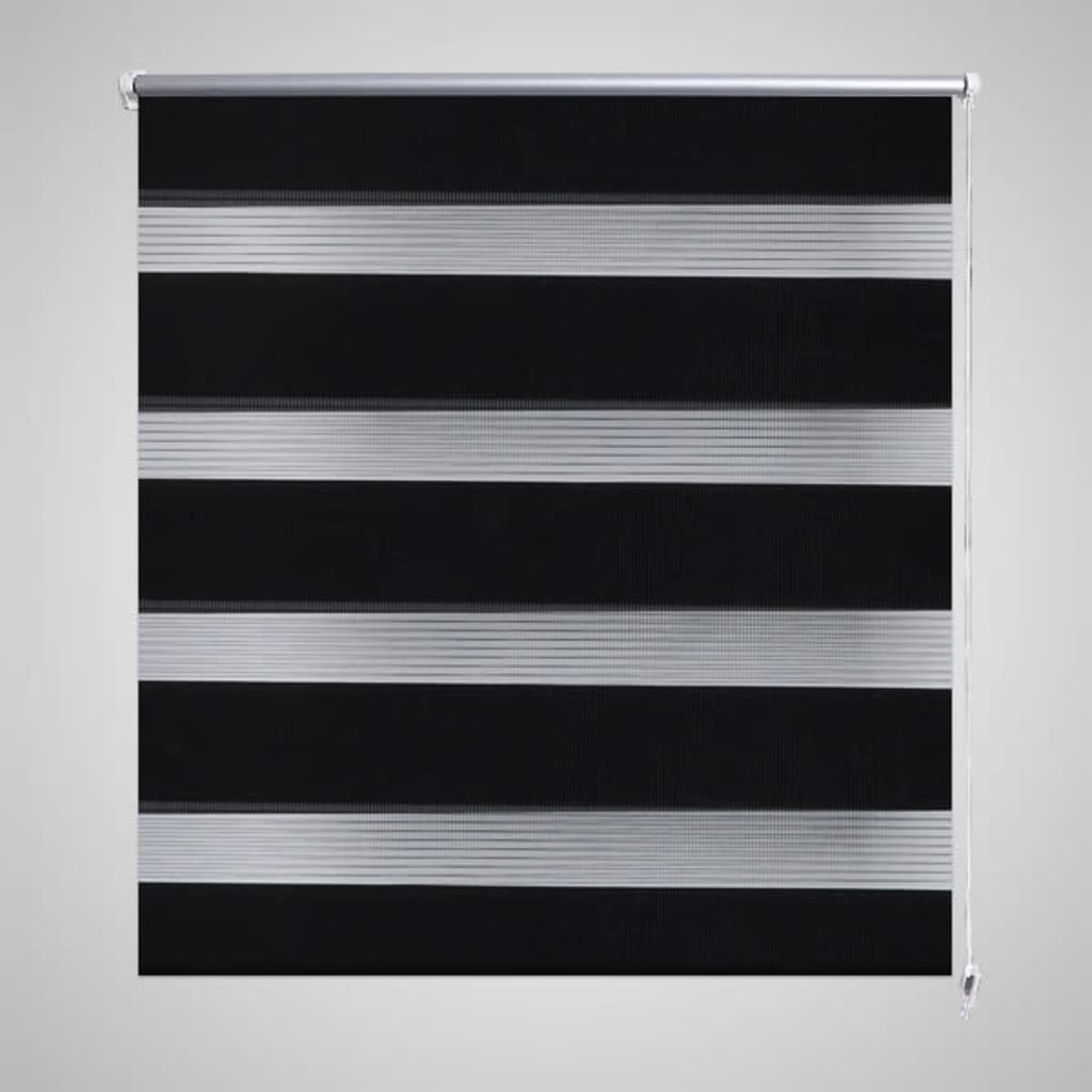 Zebra Blind 70 x 120 cm Black