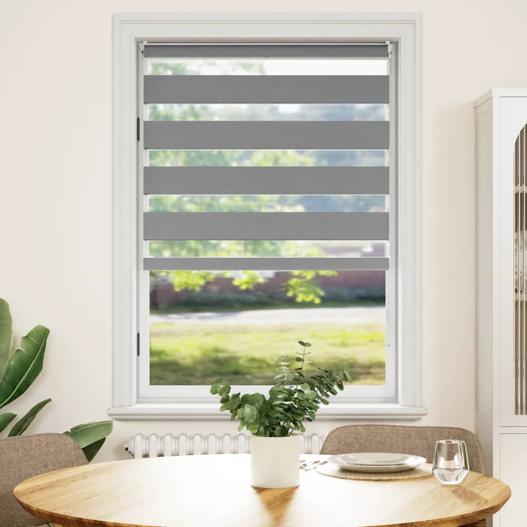 Zebra blind 100.9x175 cm Fabric Width 96.7 cm grey