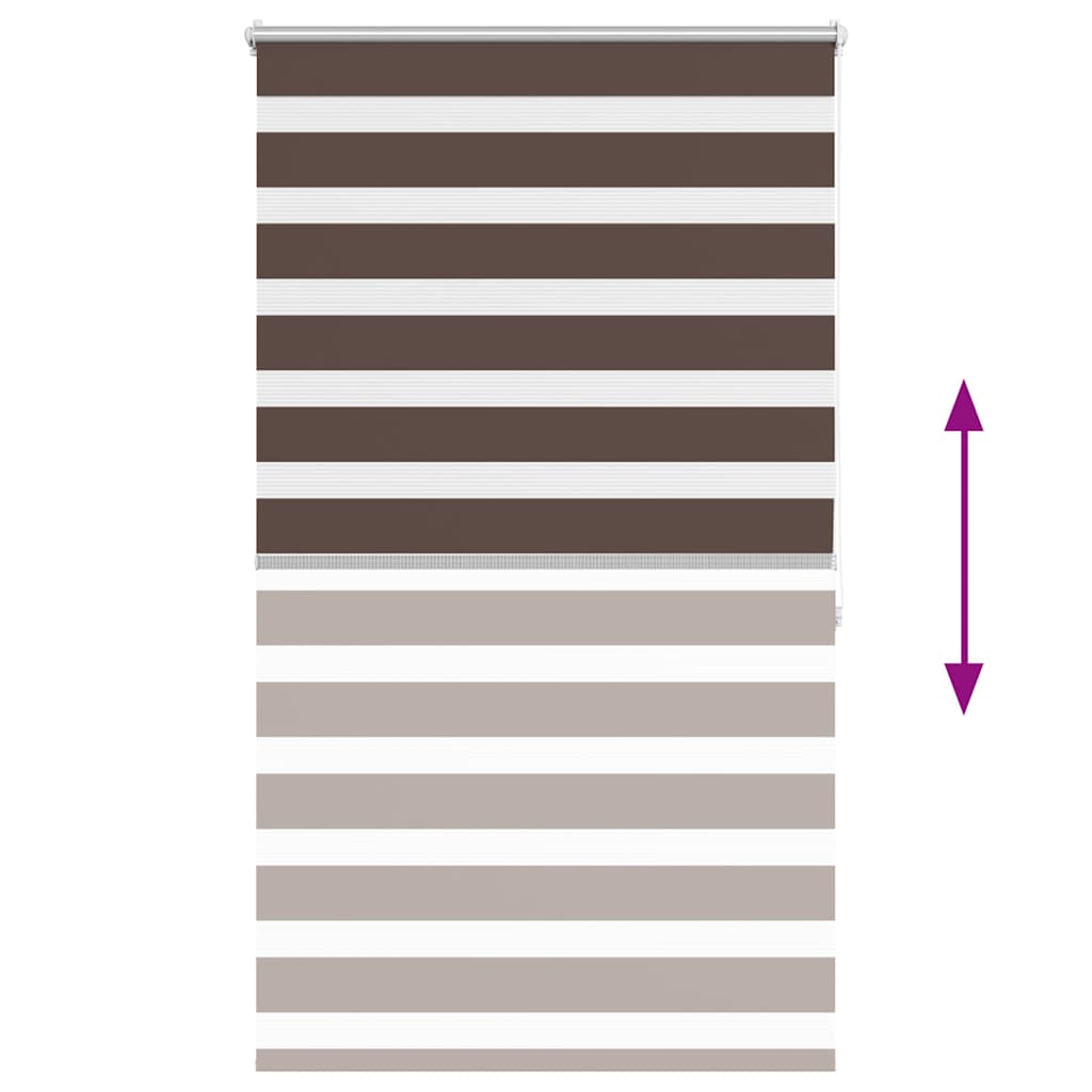 Zebra blind 100.9x175 cm Fabric Width 96.7 cm coffee