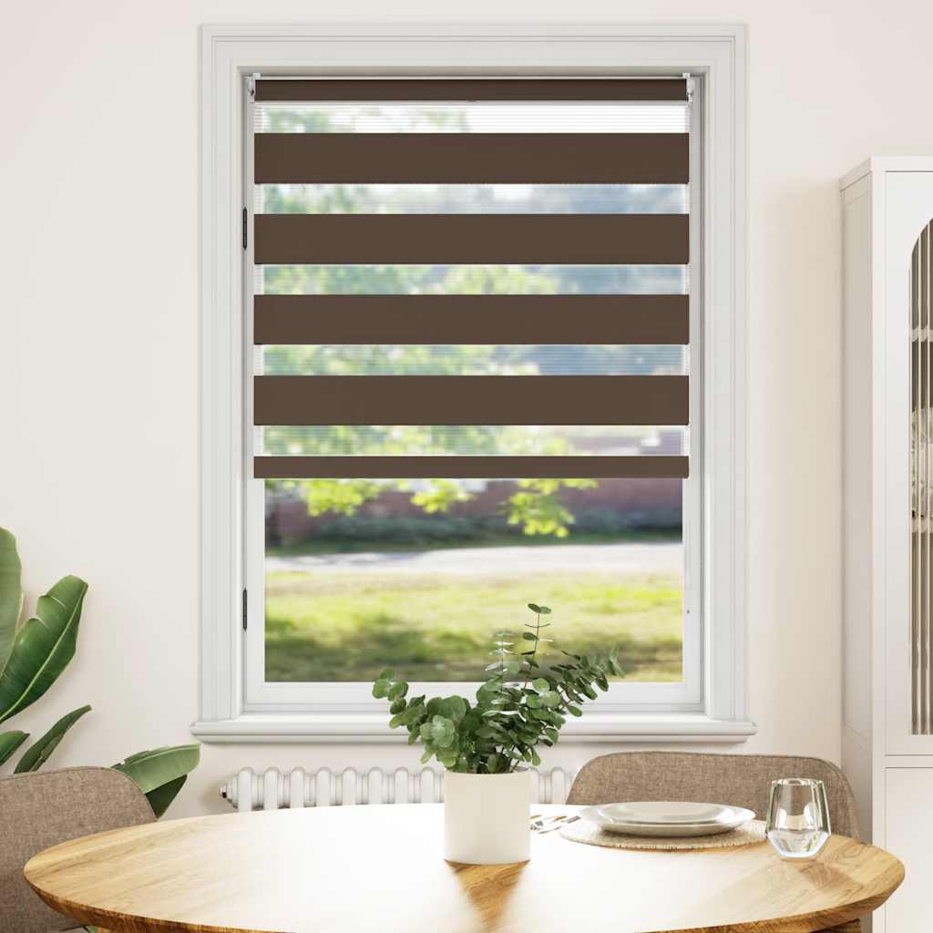 Zebra blind 100.9x175 cm Fabric Width 96.7 cm coffee