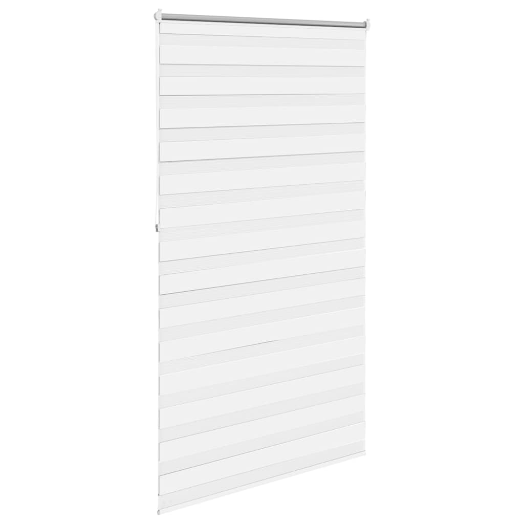 Zebra blind 120.9x230 cm Fabric Width 116.7 cm white