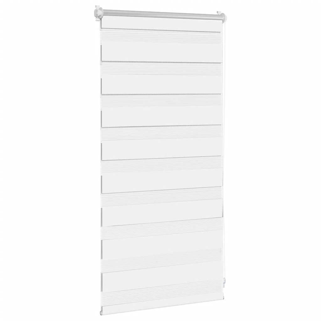 Zebra blind 40.9x100 cm Fabric Width 36.7 cm white