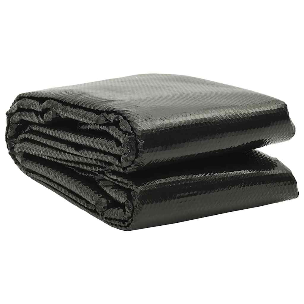 90341 Floating Rectangular PE Solar Pool Film 8 x 5 m Black