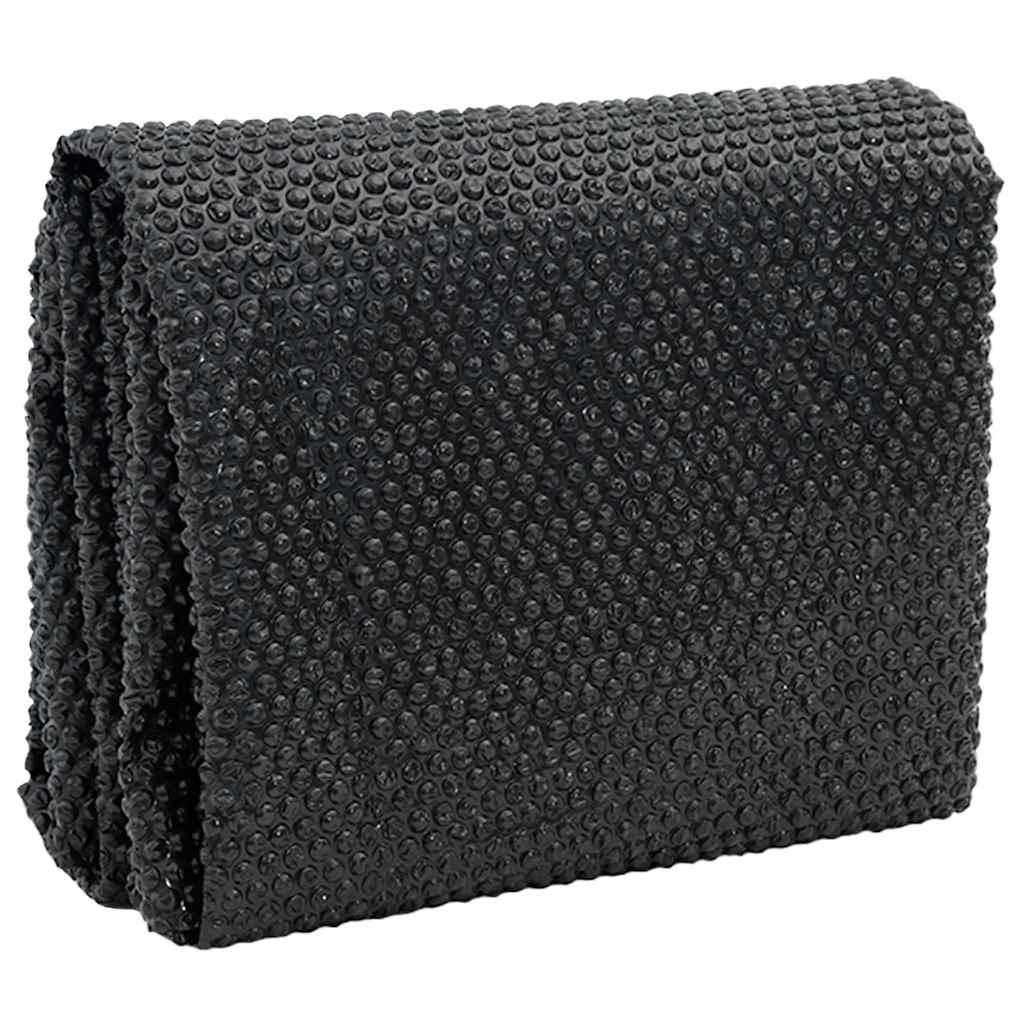 90341 Floating Rectangular PE Solar Pool Film 8 x 5 m Black