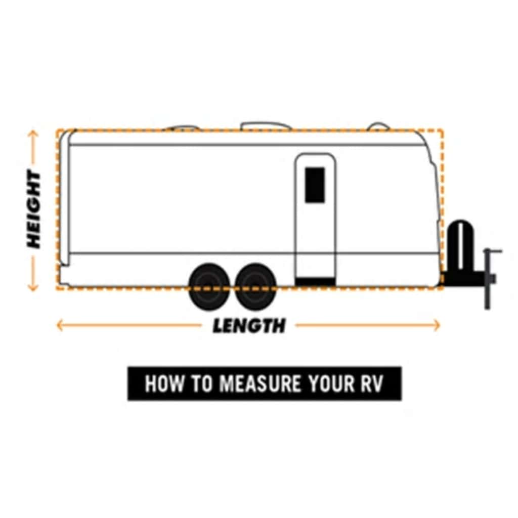 210093 vidaXL Caravan Cover Grey S