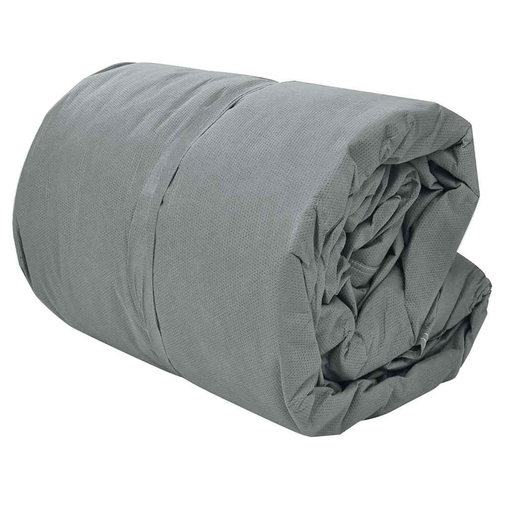 210094 vidaXL Caravan Cover Grey M