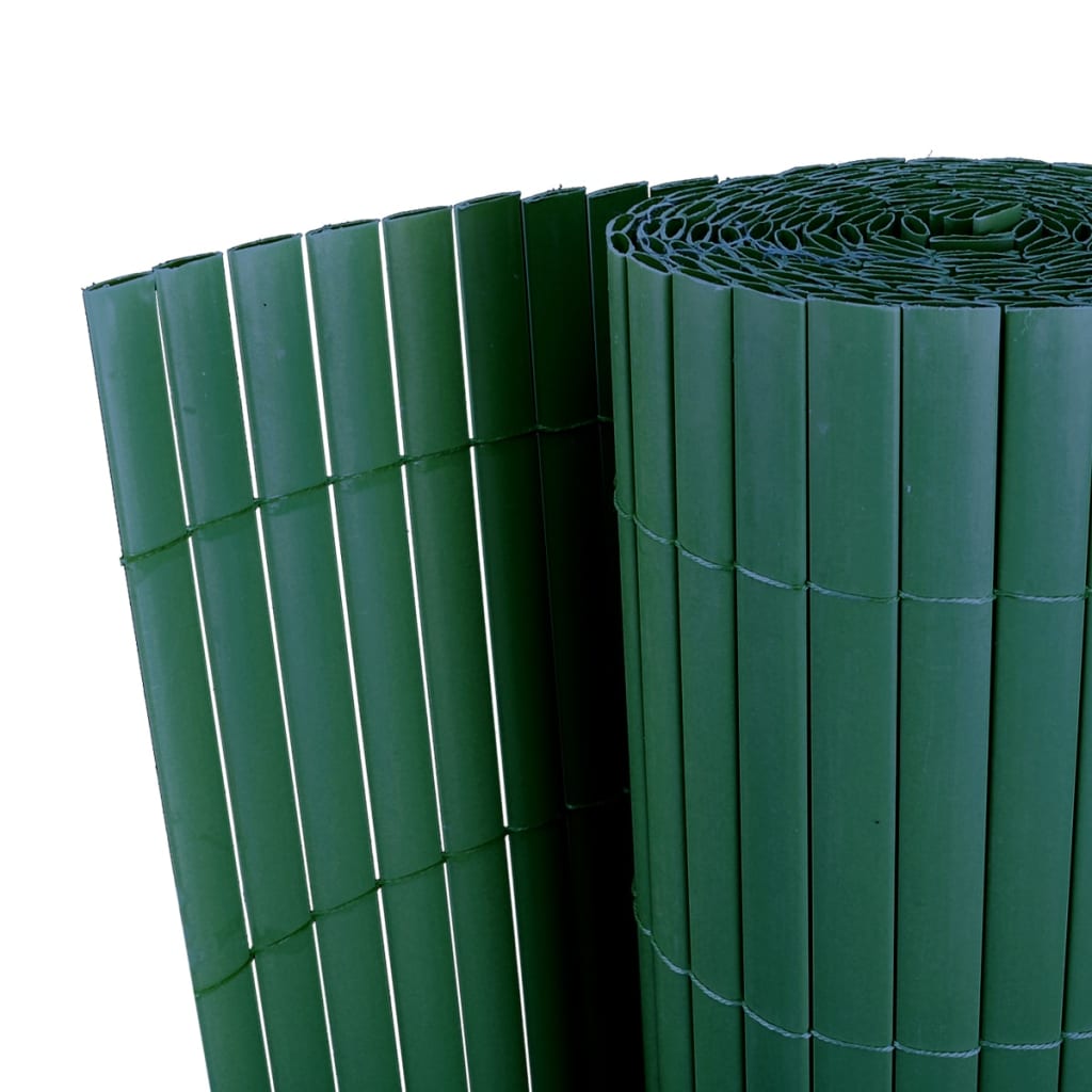 vidaXL Fence Panel PVC 90x300 cm Green