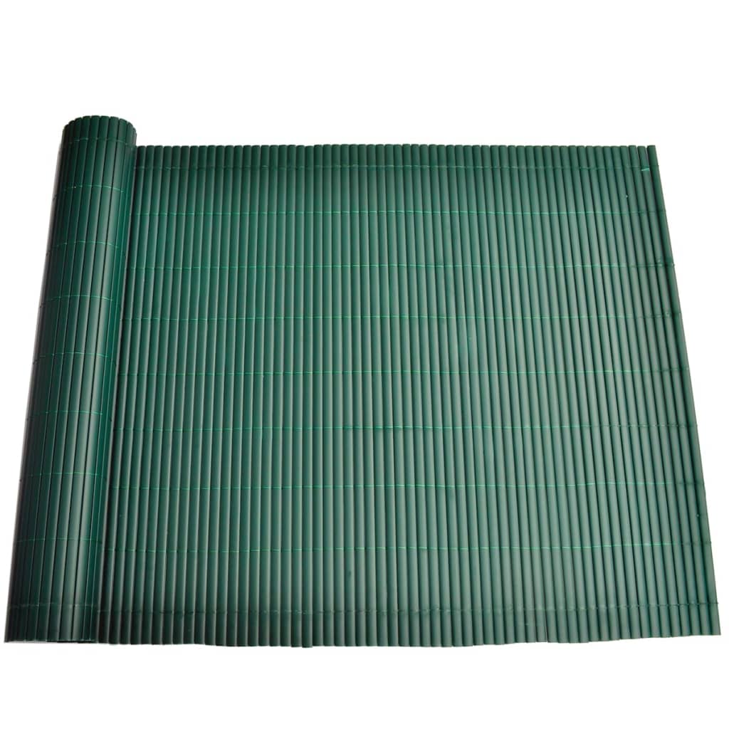 vidaXL Fence Panel PVC 90x300 cm Green