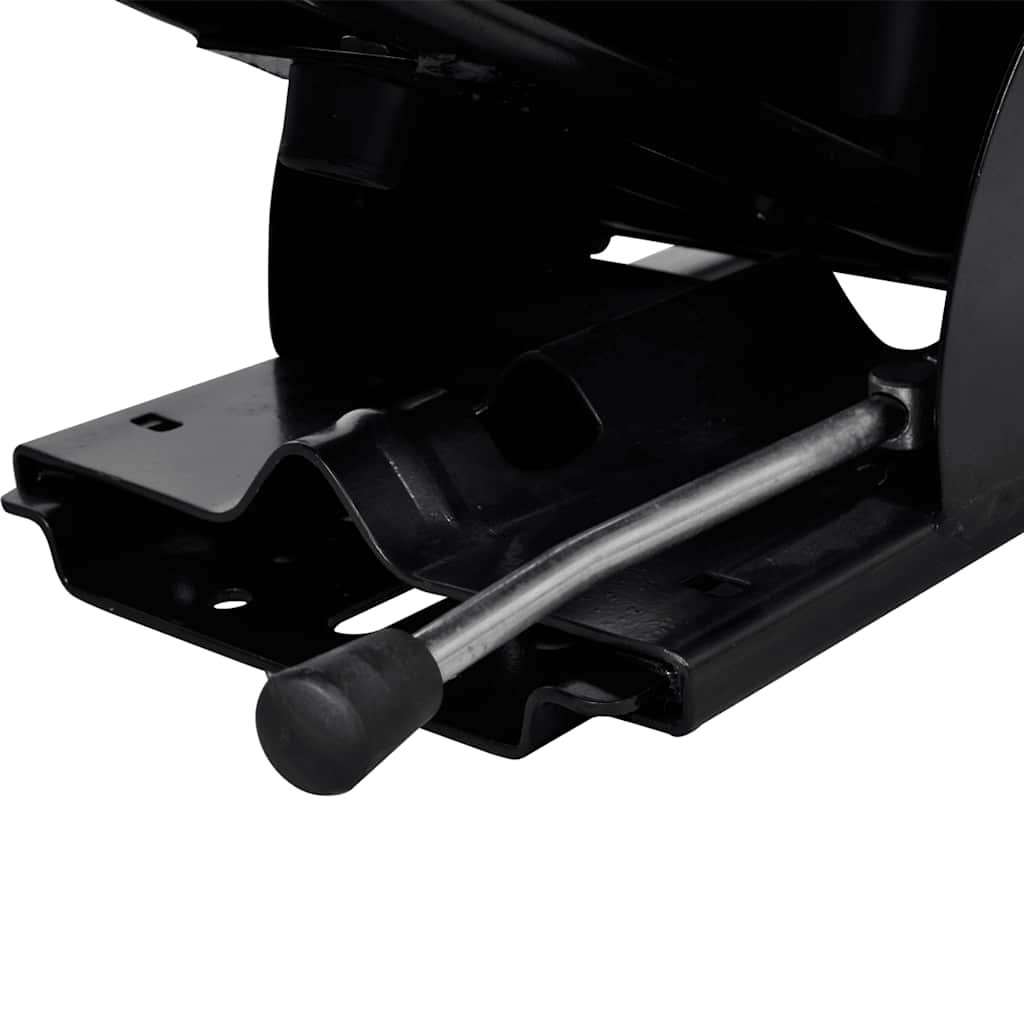 210157 vidaXL Tractor Seat with Suspension Black
