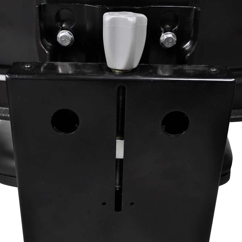 210157 vidaXL Tractor Seat with Suspension Black