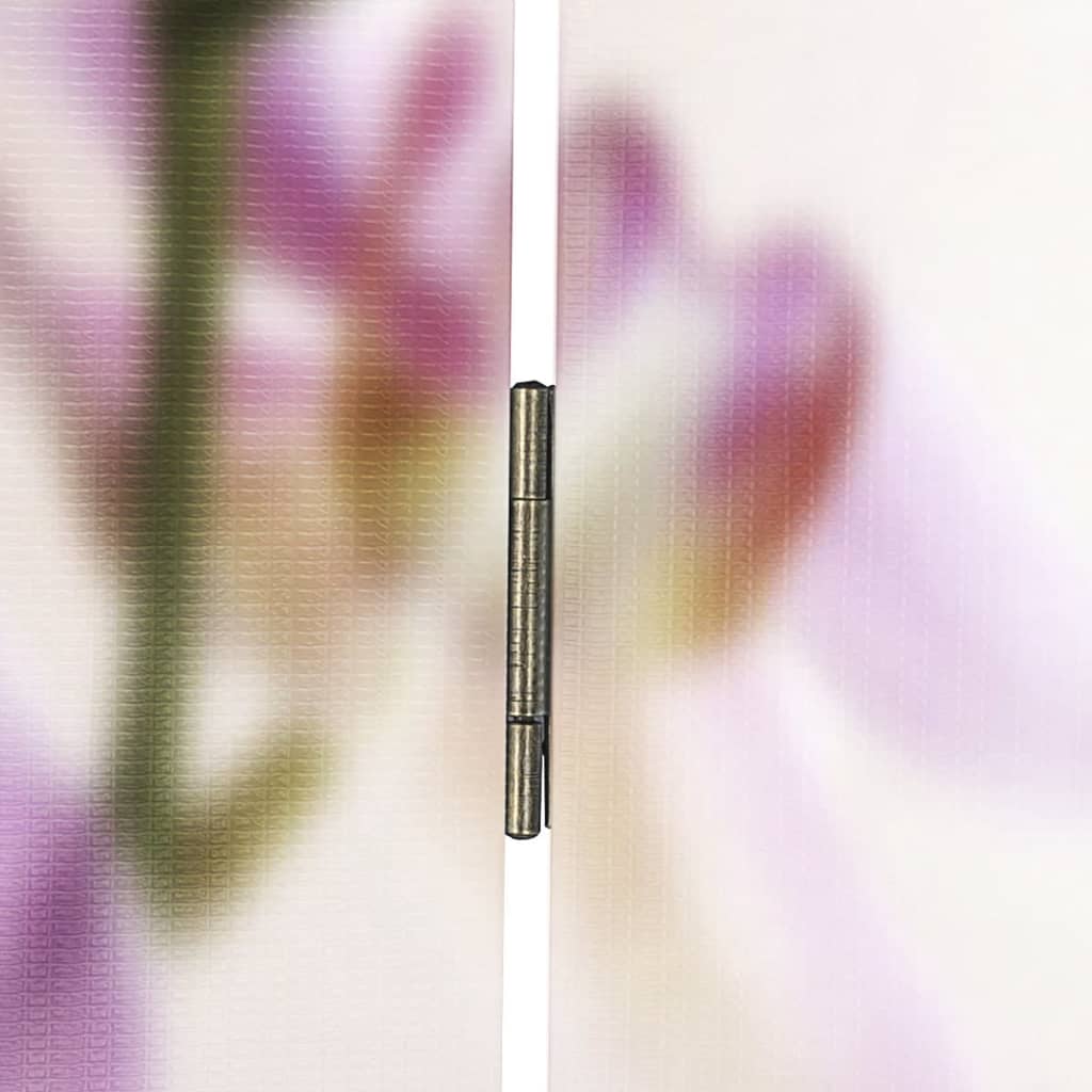 Folding Room Divider 217x170 cm Flower