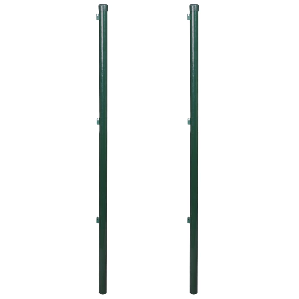 vidaXL Fence Posts 2 pcs 170 cm