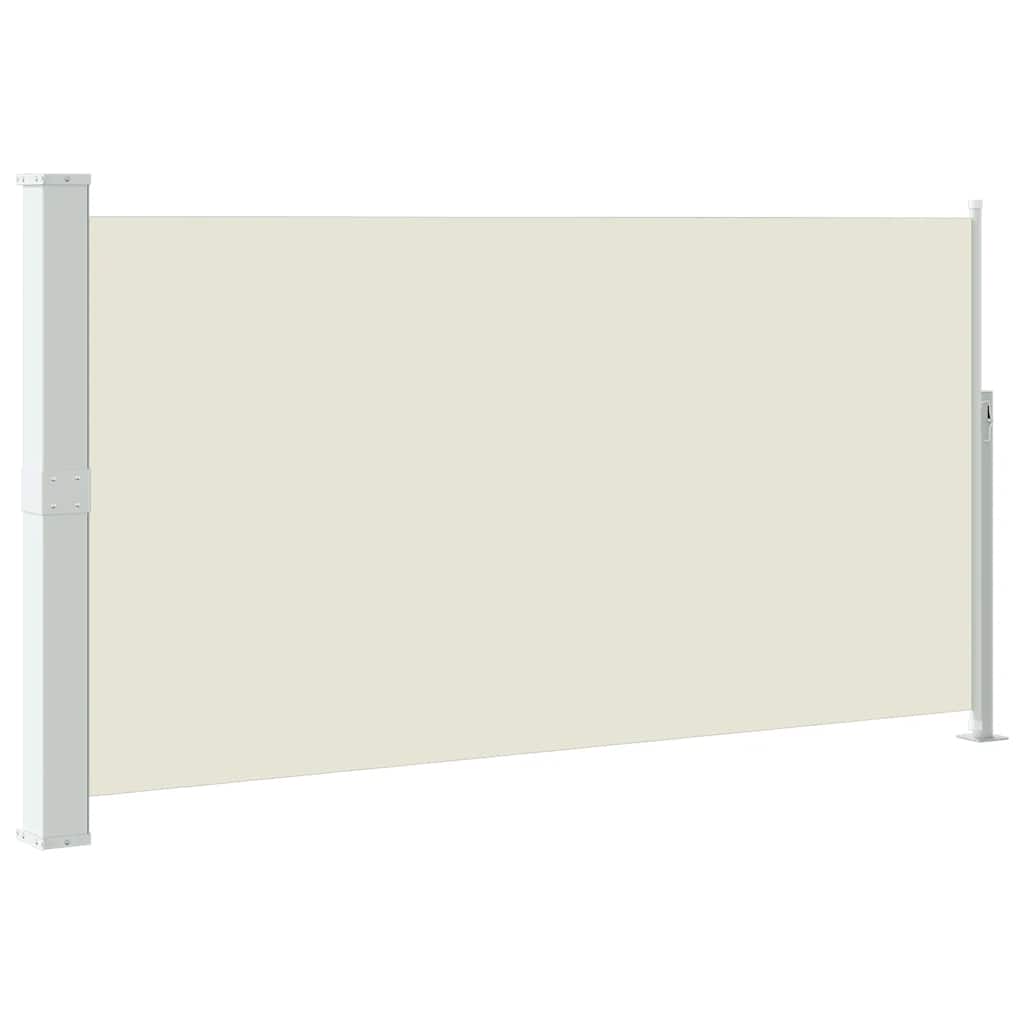 Side Awning | Cream | Polyester (Screen), Steel (Stand) | 160x300 cm