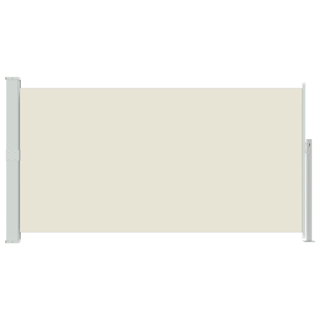 Side Awning | Cream | Polyester (Screen), Steel (Stand) | 160x300 cm