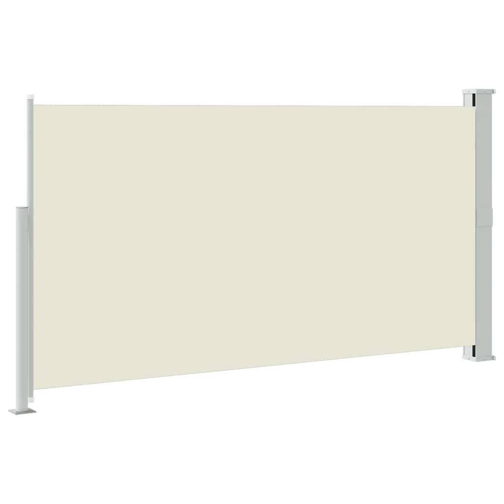 Side Awning | Cream | Polyester (Screen), Steel (Stand) | 160x300 cm