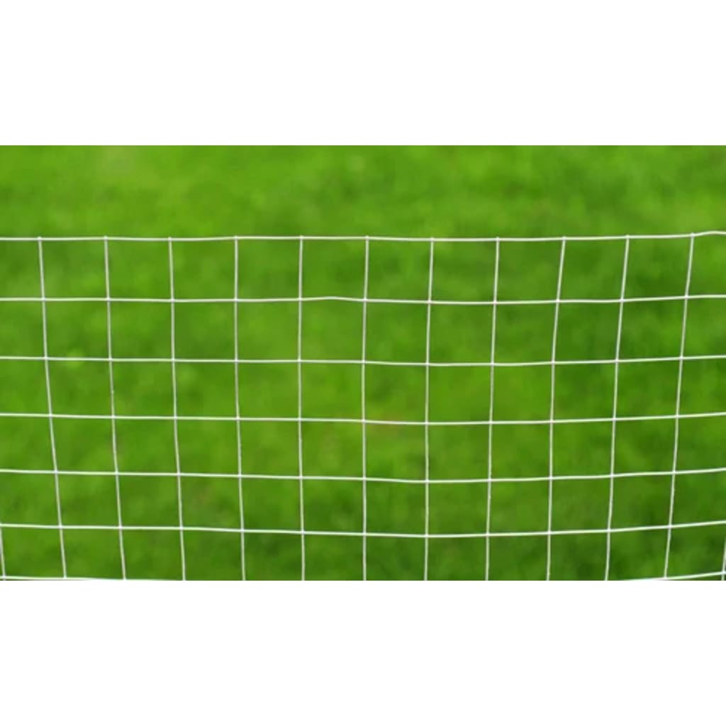 Chicken Wire Fence Galvanised Steel 10x1 m Silver