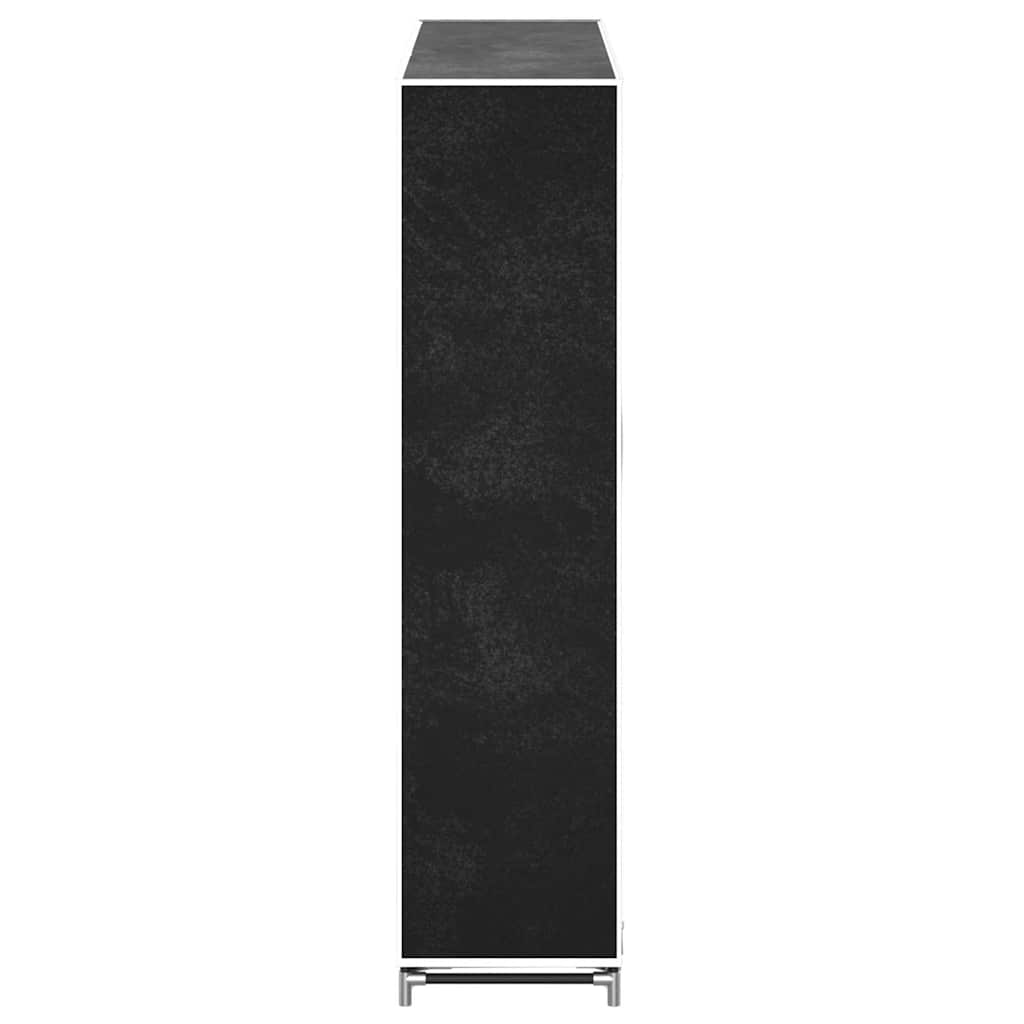 Shoe Rack | Black | Powder-coated steel, Polyethylene fabric