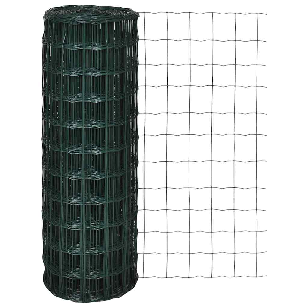 Euro Fence Steel 10x1.0 m Green