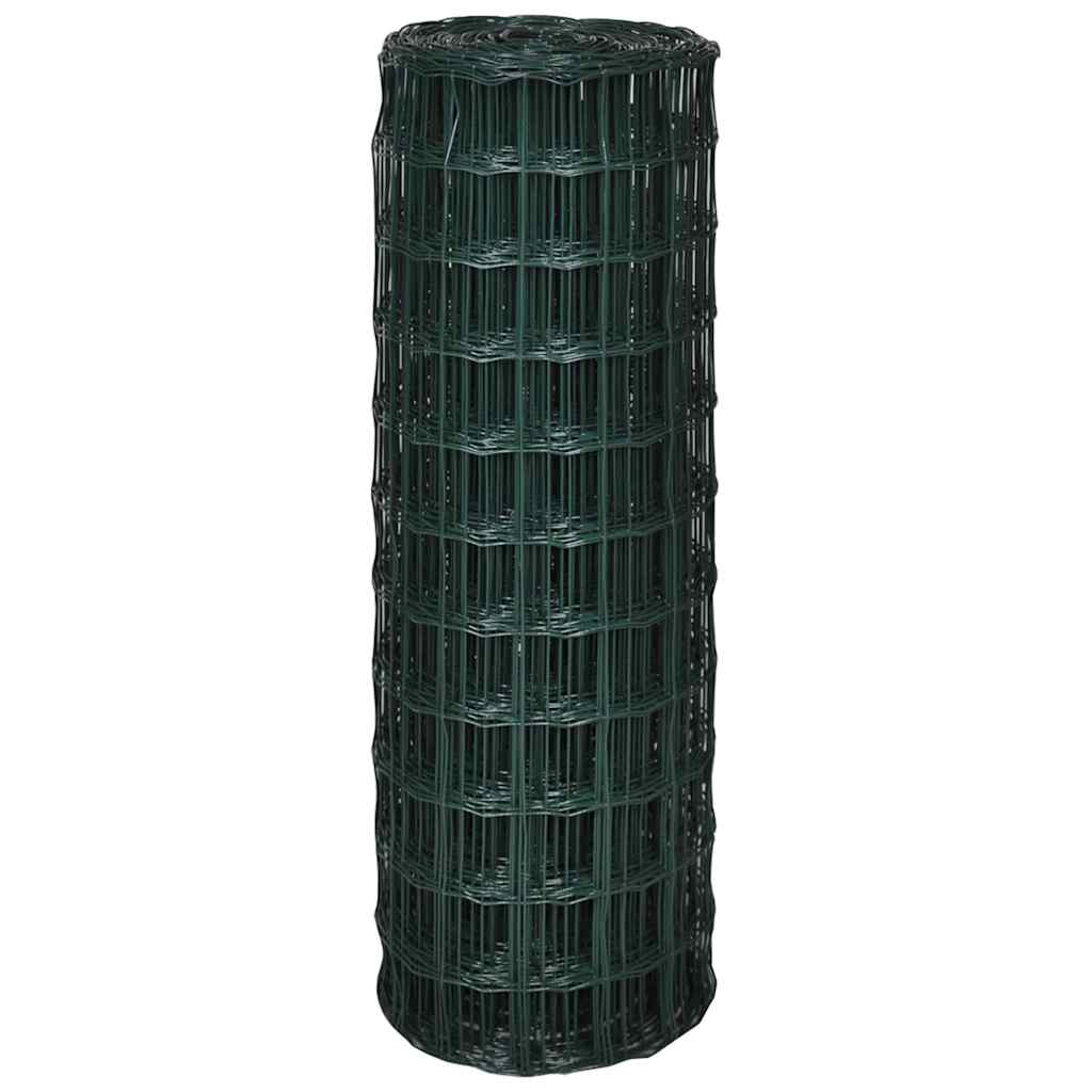 Euro Fence Steel 25x0.8 m Green