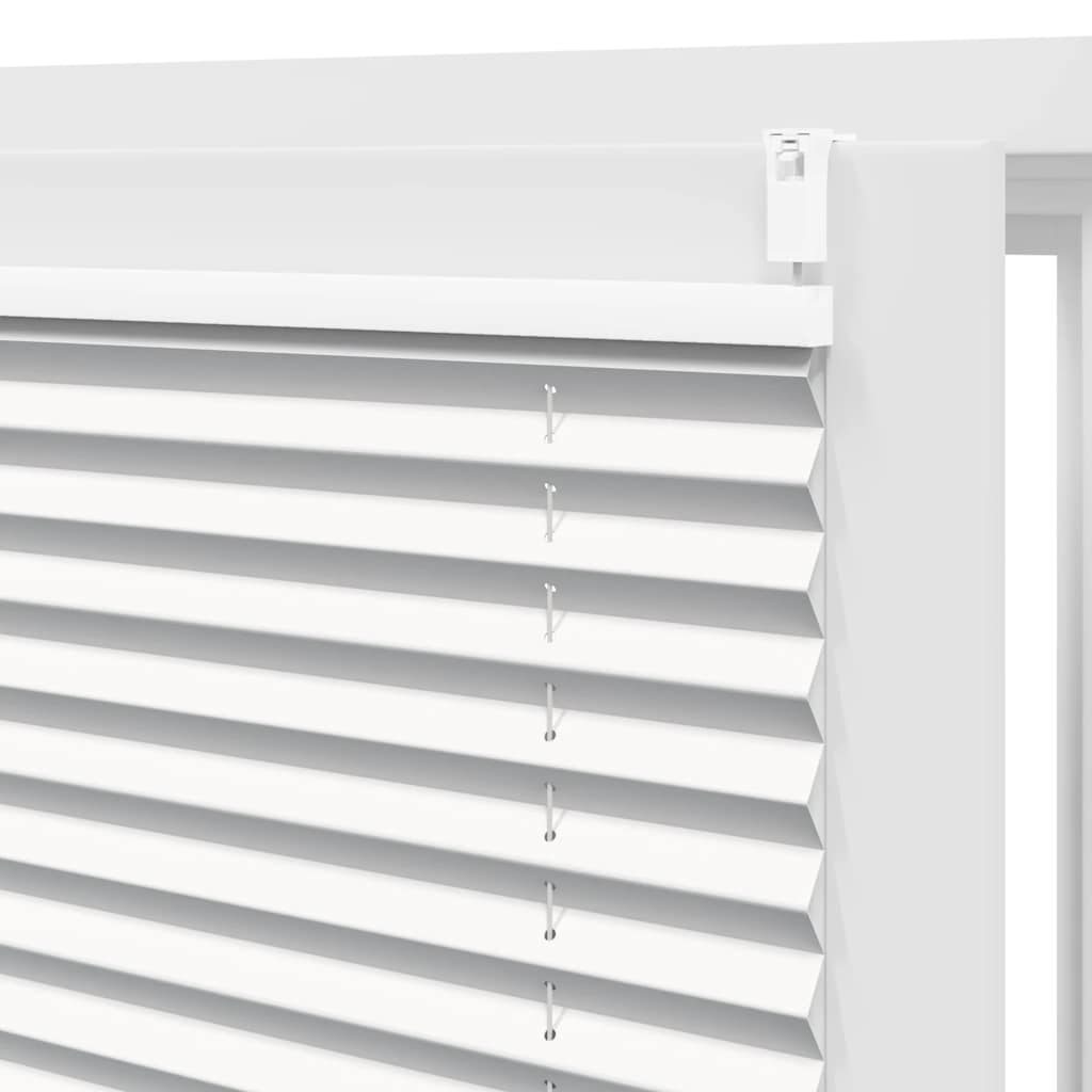Plisse Blind 40x150cm White Pleated Blind