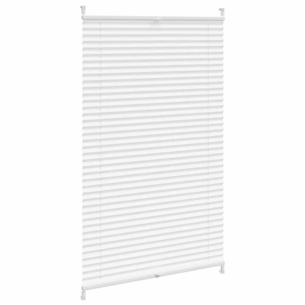 Plisse Blind 90x125cm White Pleated Blind