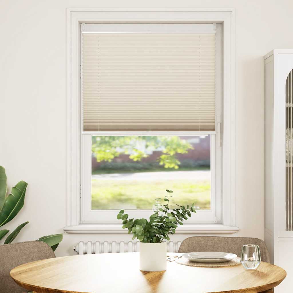 Plisse Blind 80x100cm Creme