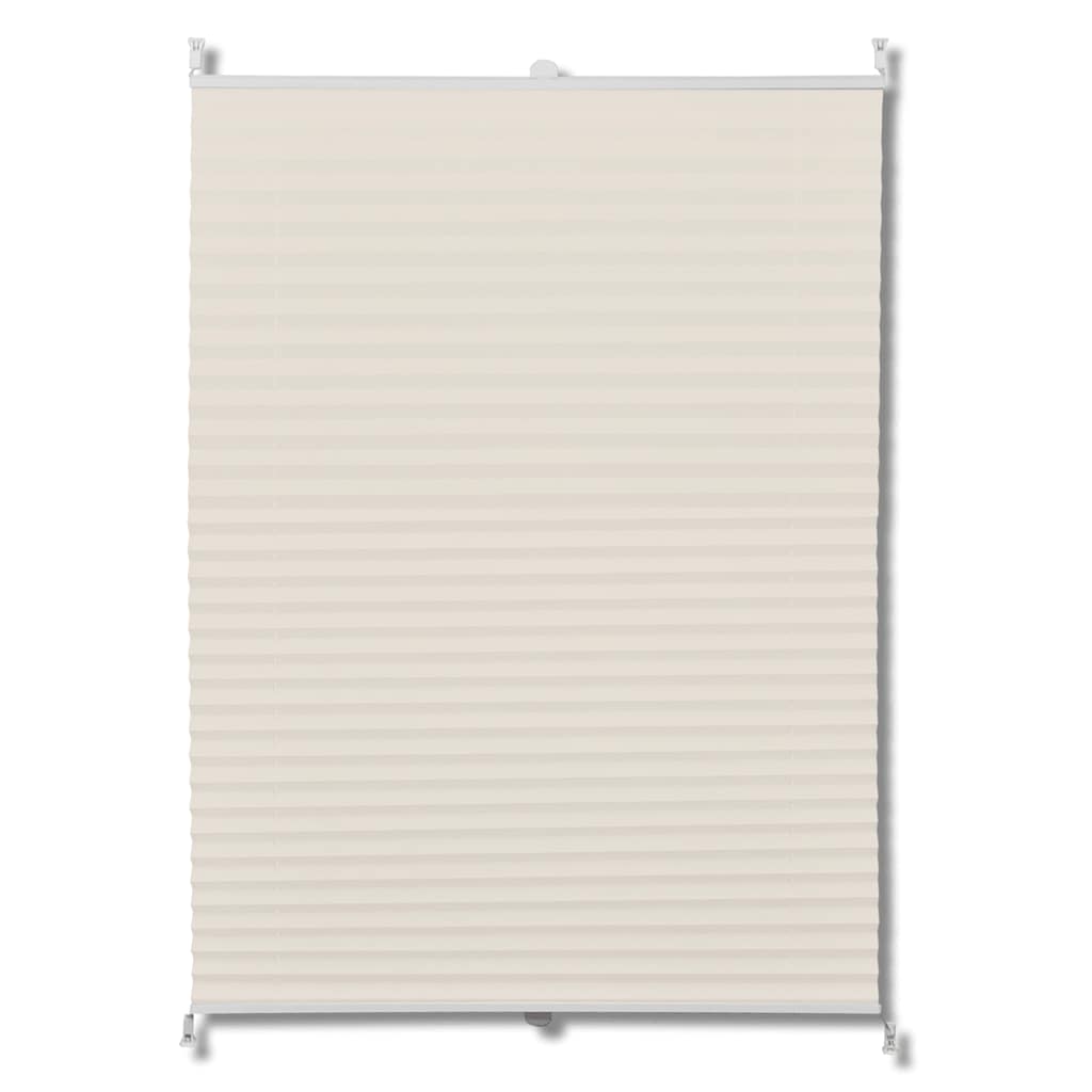 Plisse Blind 80x200cm Creme