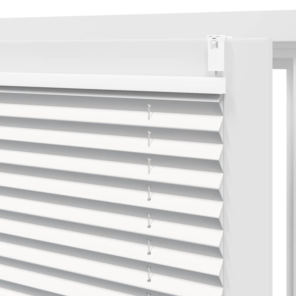 Plisse Blind 110x125cm White Pleated Blind
