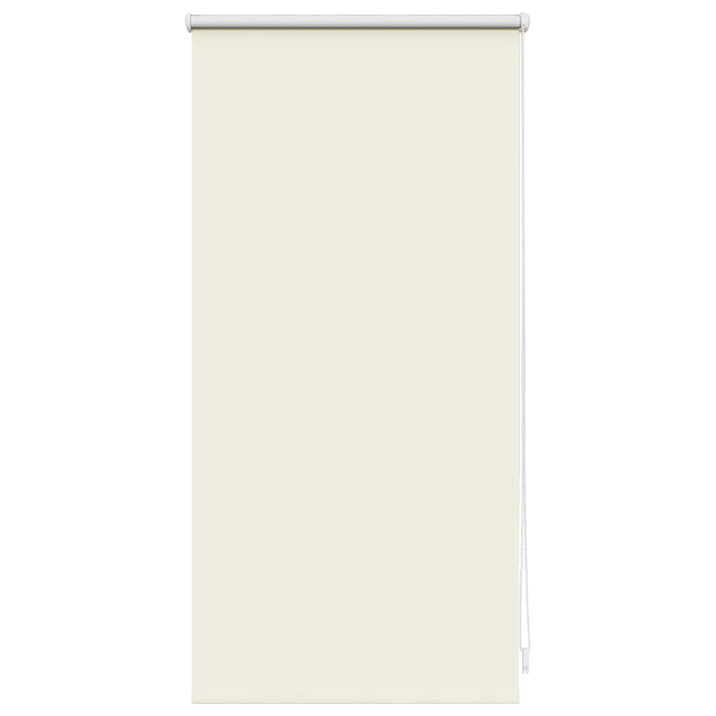 Roller Blind Blackout 44.4x100 cm Fabric Width 40 cm Off White
