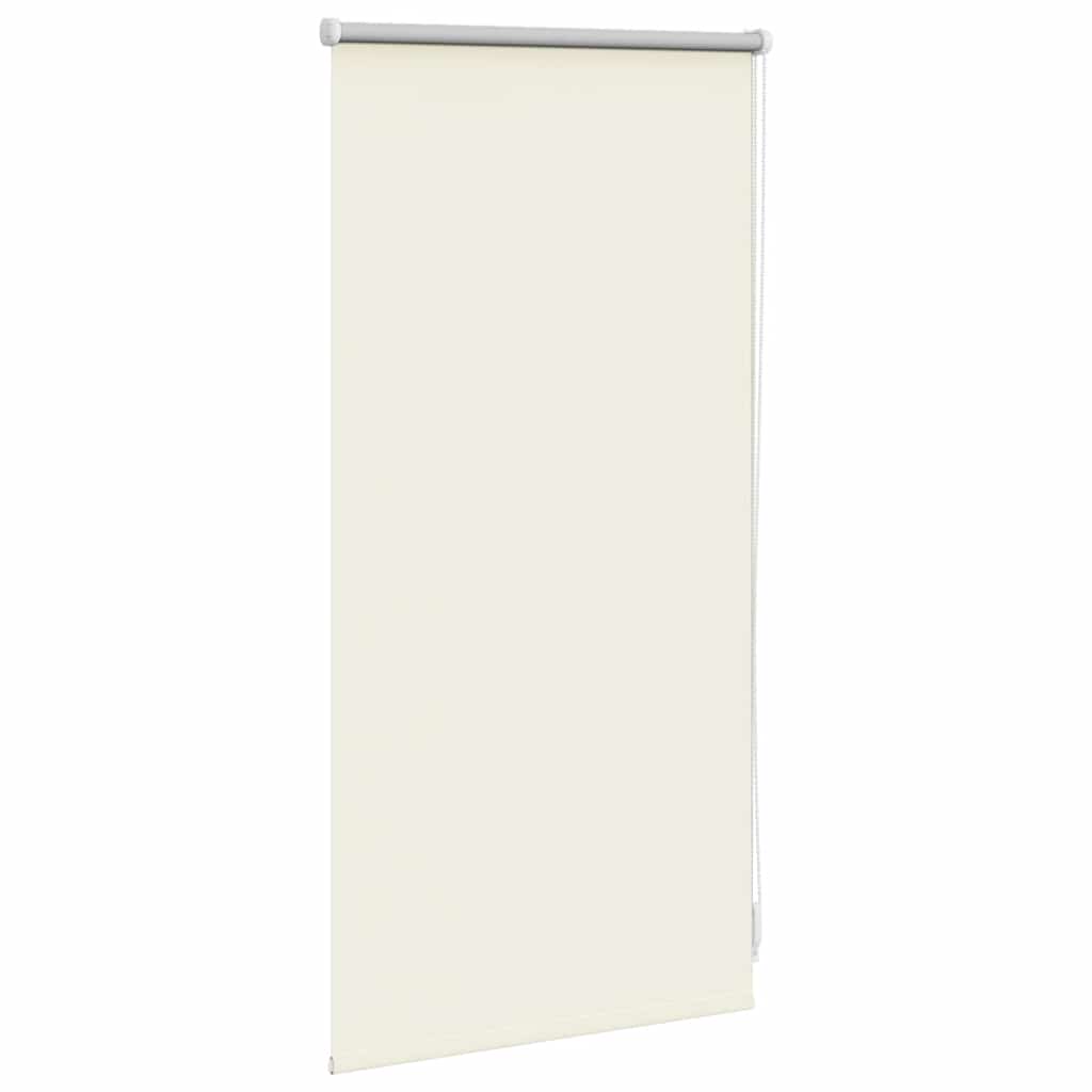 Roller Blind Blackout 44.4x100 cm Fabric Width 40 cm Off White