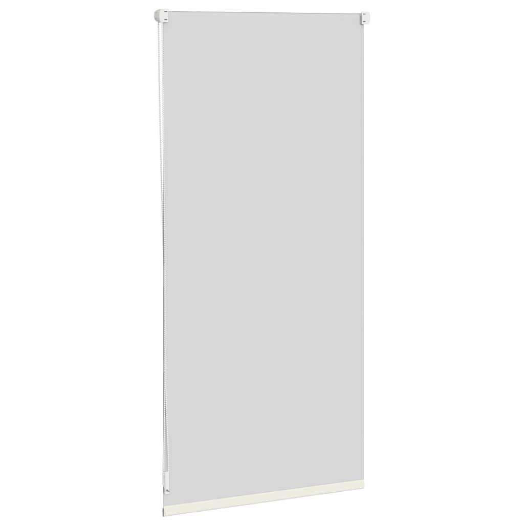 Roller Blind Blackout 44.4x100 cm Fabric Width 40 cm Off White