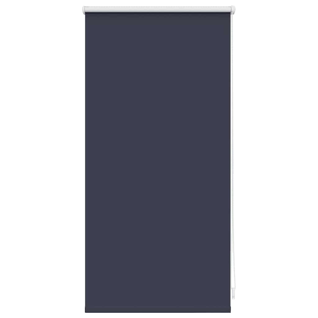 Roller Blind Blackout 44.4x100 cm Fabric Width 40 cm Marine / Blue