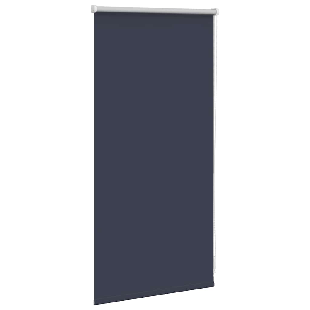 Roller Blind Blackout 44.4x100 cm Fabric Width 40 cm Marine / Blue