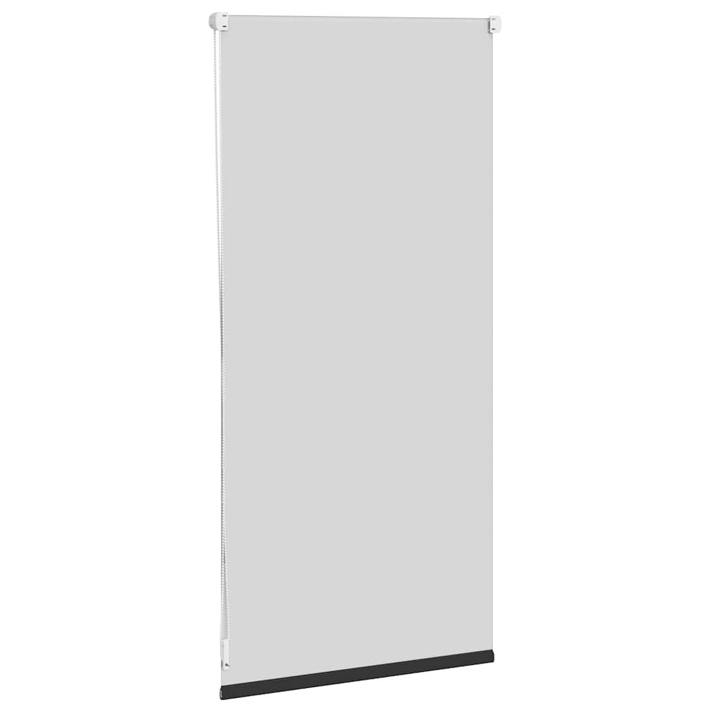 Roller Blind Blackout 44.4x100 cm Fabric Width 40 cm Black
