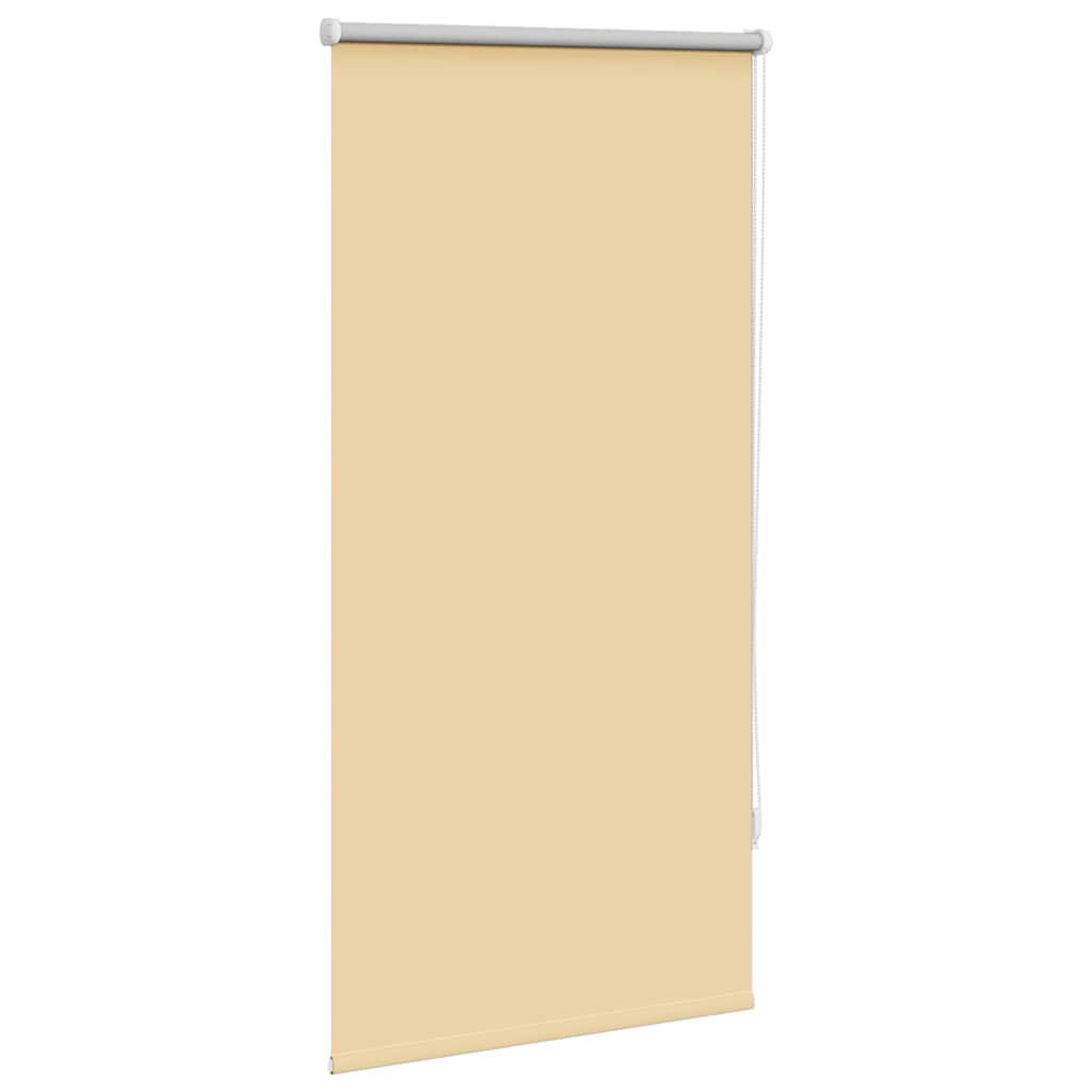 Roller Blind Blackout 64.4x120 cm Fabric Width 60 cm Beige