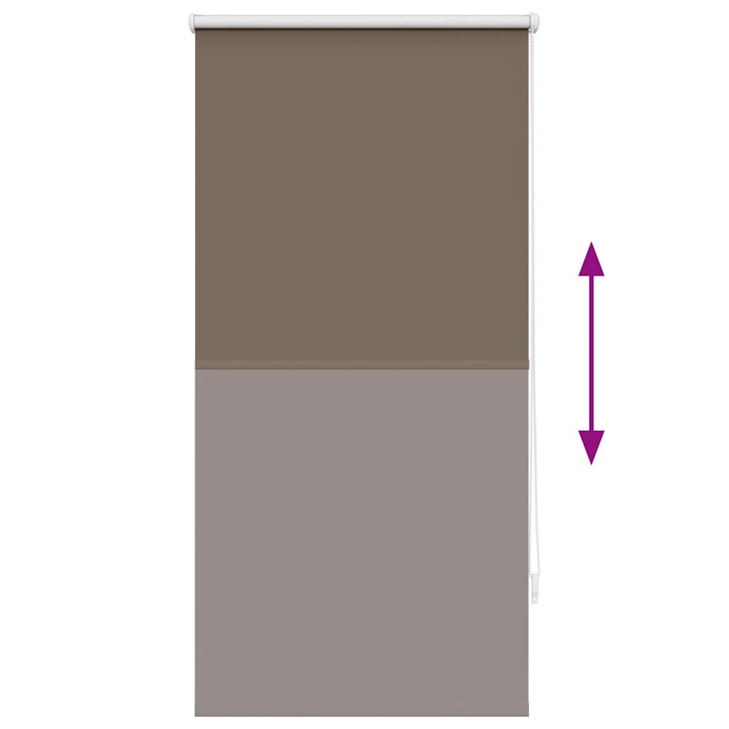 Roller Blind Blackout 64.4x120 cm Fabric Width 60 cm Coffee