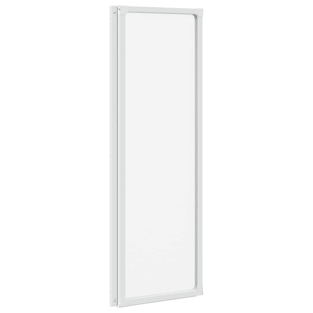 Shower Bath Screen Wall 117 x 120 cm 3 Panels Foldable