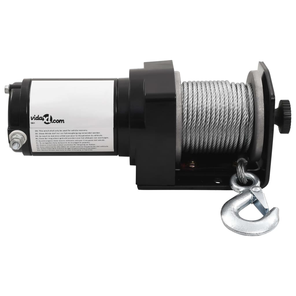 Electric Winch 1360 KG with Plate Roller Fairlead