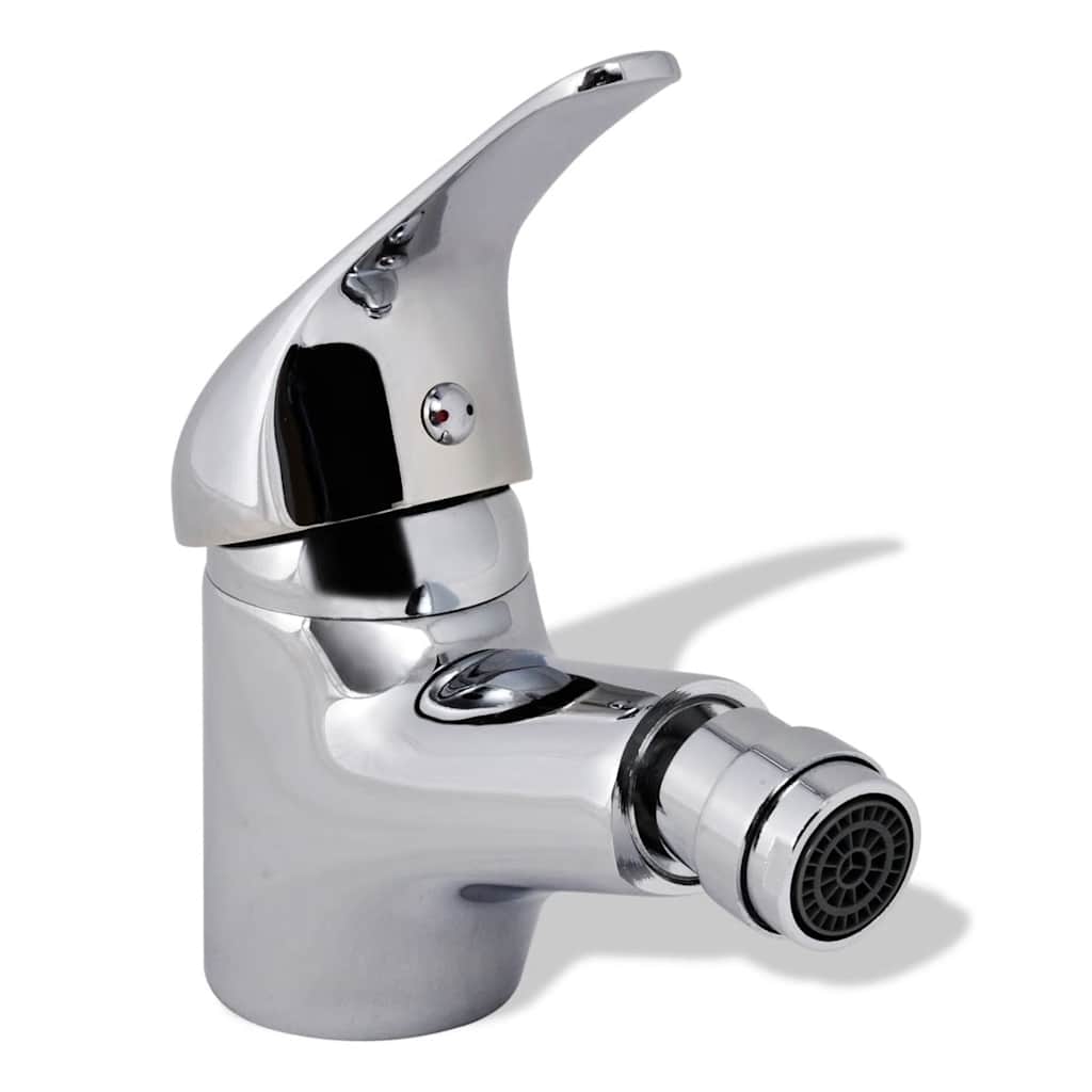 140830 vidaXL Bathroom Bidet Mixer Tap Chrome