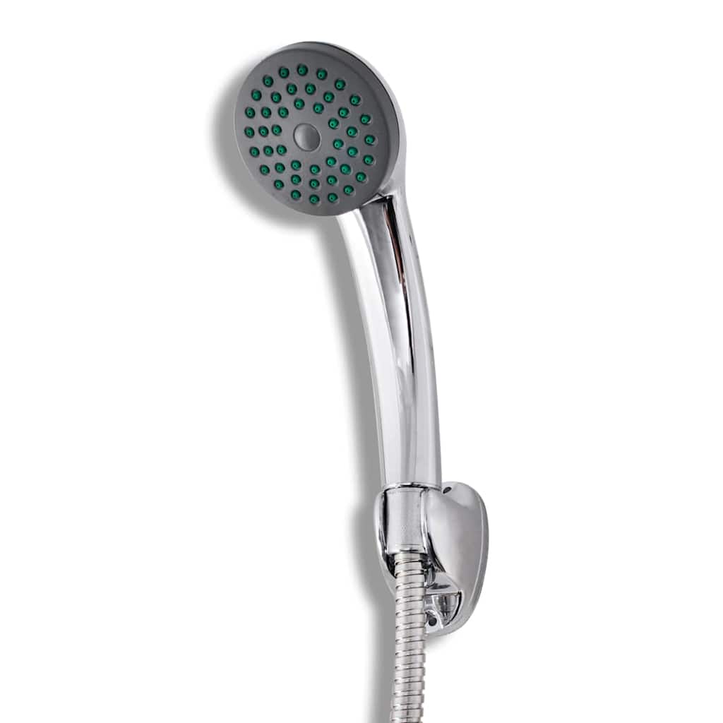 140831 vidaXL Bath Shower Mixer Tap Kit Chrome