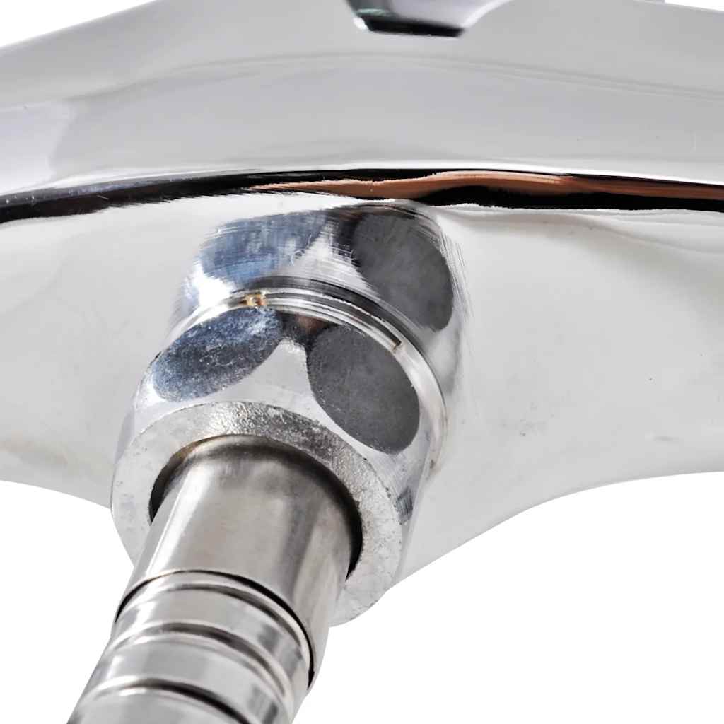 140831 vidaXL Bath Shower Mixer Tap Kit Chrome
