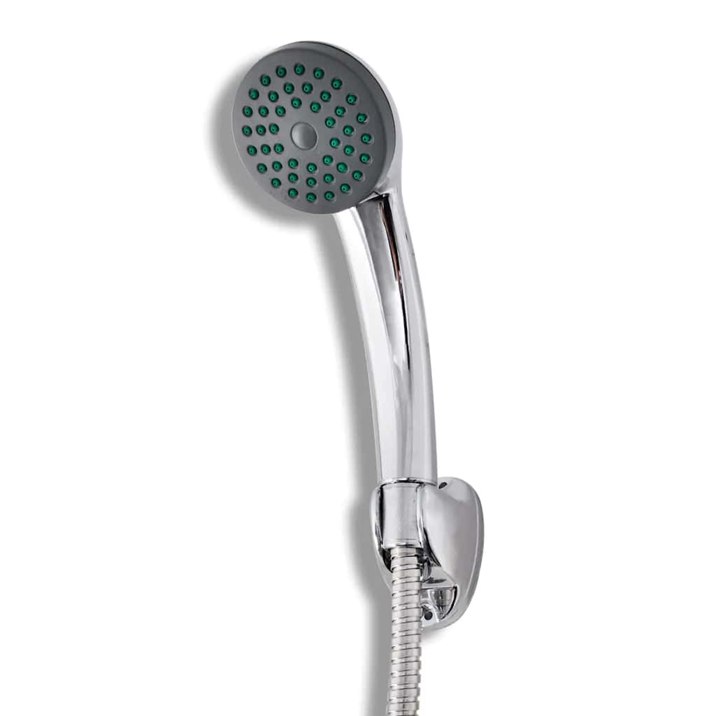 140832 vidaXL Bath Shower Mixer Tap Kit Chrome