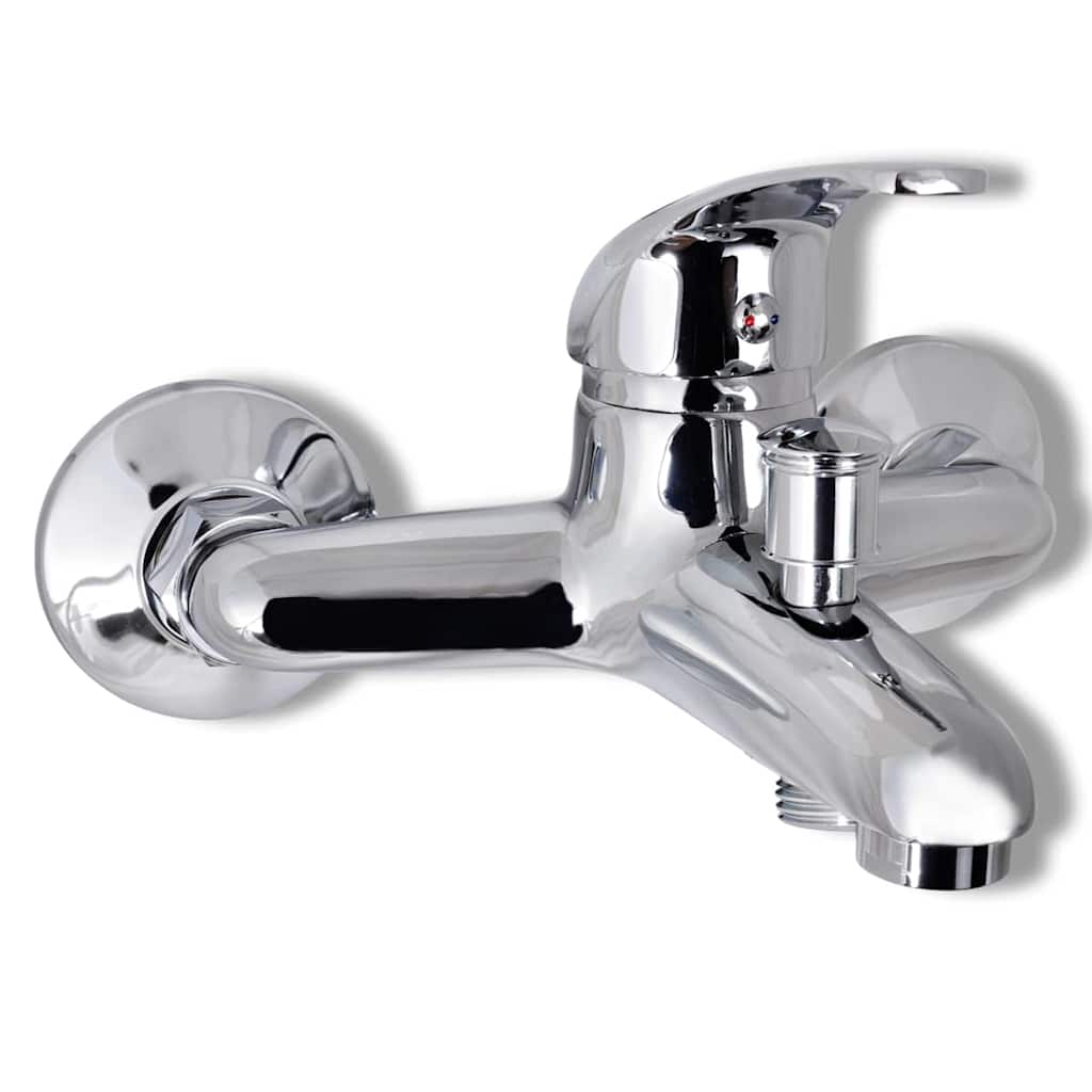 140832 vidaXL Bath Shower Mixer Tap Kit Chrome